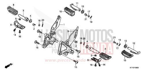 MARCHE CBR125RSC de 2012